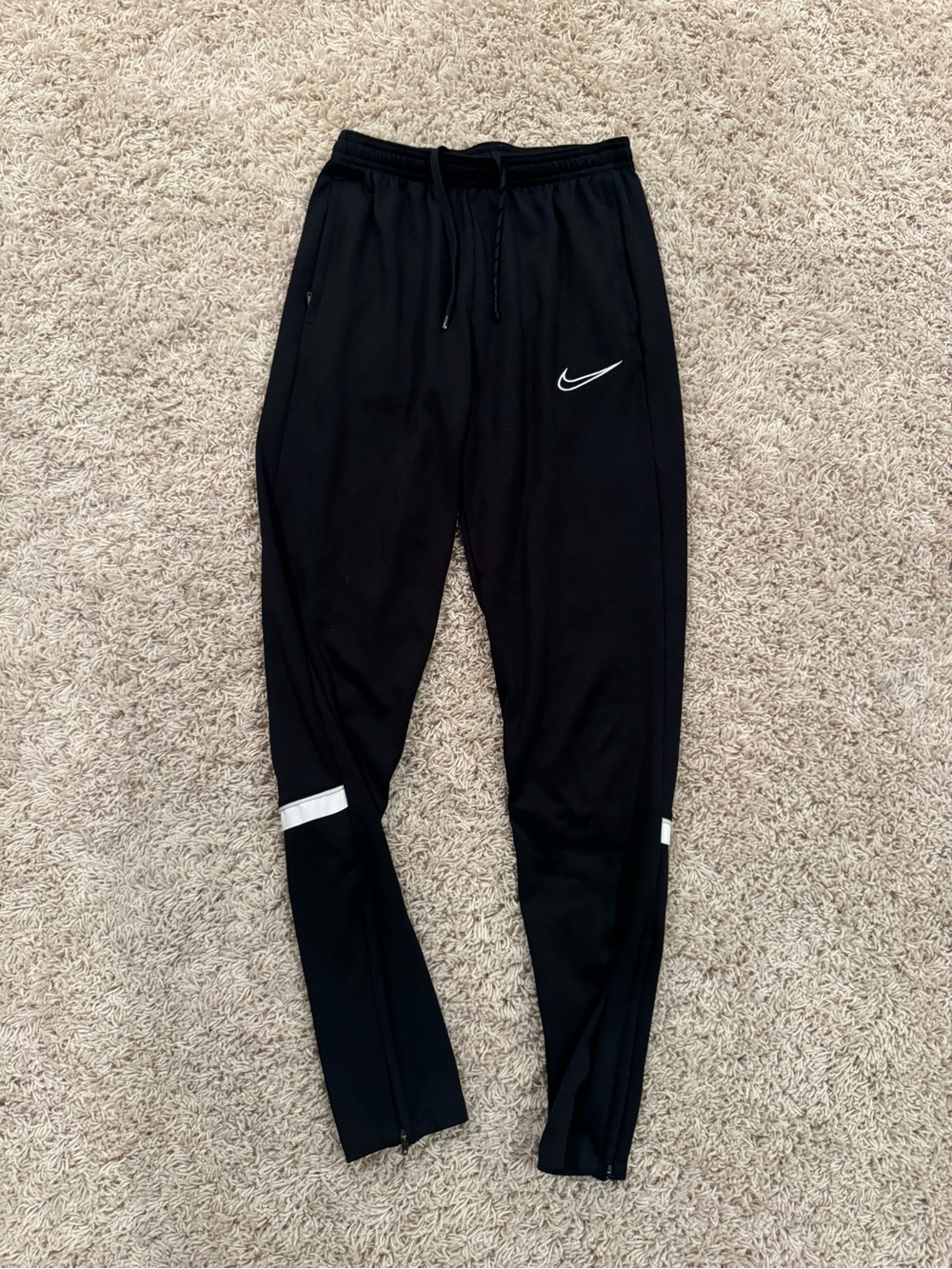 Nike Black Dri-FIT Shorts with White Logo
